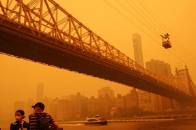 Canada Wildfires: New York Covered in Apocalyptic Haze, 100 Million Affected in US, Biden Speaks to Trudeau