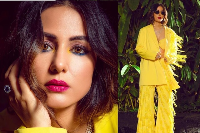 Hina Khan's yellow co-ord set is perfect for your next day out