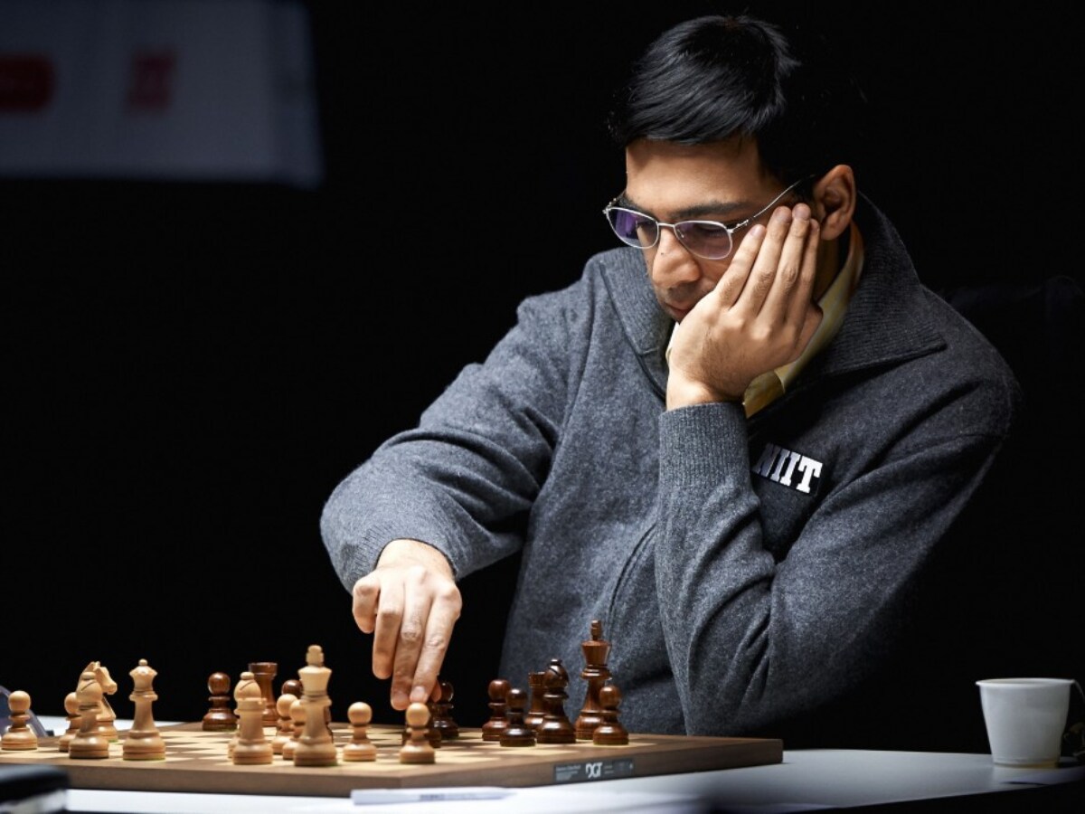 The very first game between Vishy Anand and Praggnanandhaa