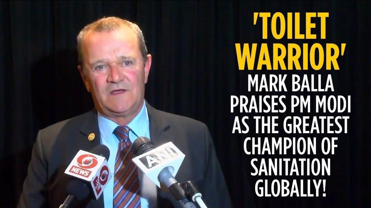 Championing Sanitation Together: Toilet Warrior' Mark Balla applauds India's unwavering commitment to sanitation for all - Vimarsana News