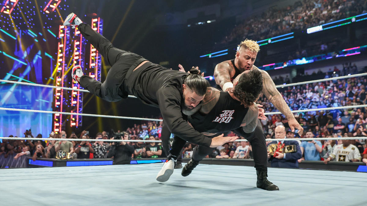 Jey Uso hit Roman Reigns with a spear but the Bloodline had too much in the tank and the Undisputed WWE champ gave away a massive statement of intent.