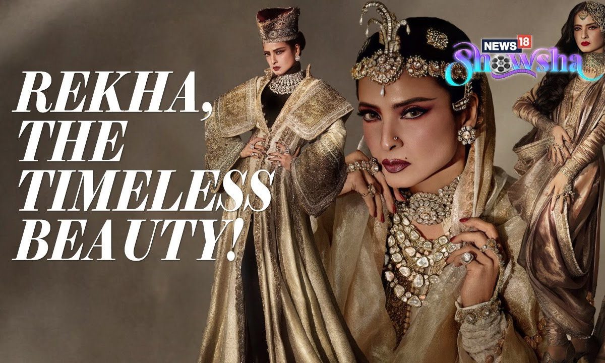 Rekha Looks Majestic As She Appears On Vogue Arabia Cover In Manish ...