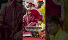 Kuldeep Yadav Meets Bageshwar Baba Ahead of West Indies Tour | Cricket News | WI vs IND | #shorts