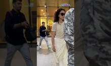 Kangana Ranaut Looks Beautiful In White Saree | Bollywood News | News18 #shorts #viral