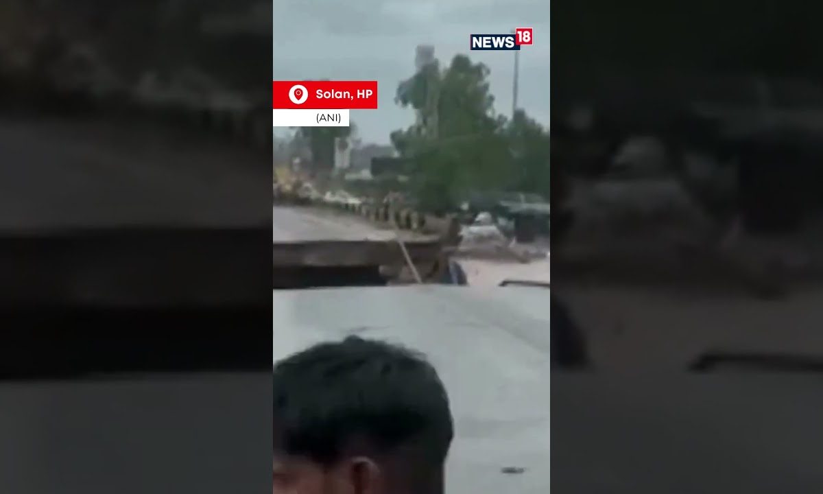 Bridge Washed Away By Heavy Rainfall In Solan, Himachal Pradesh | # ...