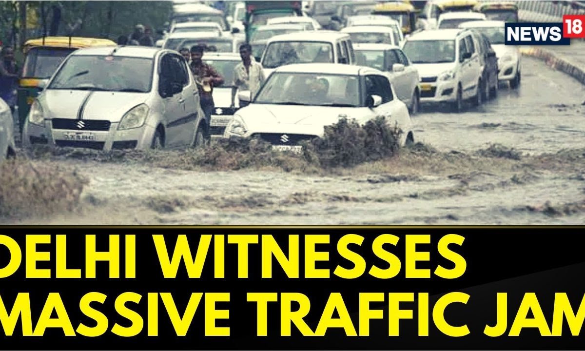 Delhi Flood Update | Delhi Witnesses Heavy Traffic Jam Due To Traffic ...