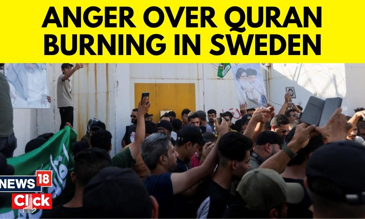 Swedish Embassy Massive Outrage Over Quran Burning In Sweden Iraq swedish-embassy-massive-outrage-over-quran-burning-in-sweden-iraq