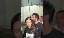 Ranbir Kapoor Holds Alia Bhatt Close After RRPK Premiere, Watch | Ranbir Alia | Bollywood | #shorts