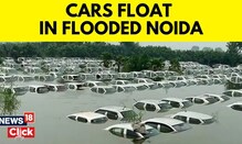 Noida: Hundreds of Cars Submerged In Ecotech 3 Area As Hindon Water Level Rises | English News Noida: Hundreds of Cars Submerged In Ecotech 3 Area As Hindon Water Level Rises | English News