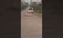 Telangana: NH-163 Flooded After Incessant Rainfall In The City | Telangana Floods | #shorts #viral