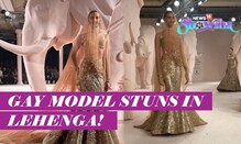 Gay Model Breaks Norms, Slips Into Lehenga For Falguni & Shane Peacock At India Couture Week 2023