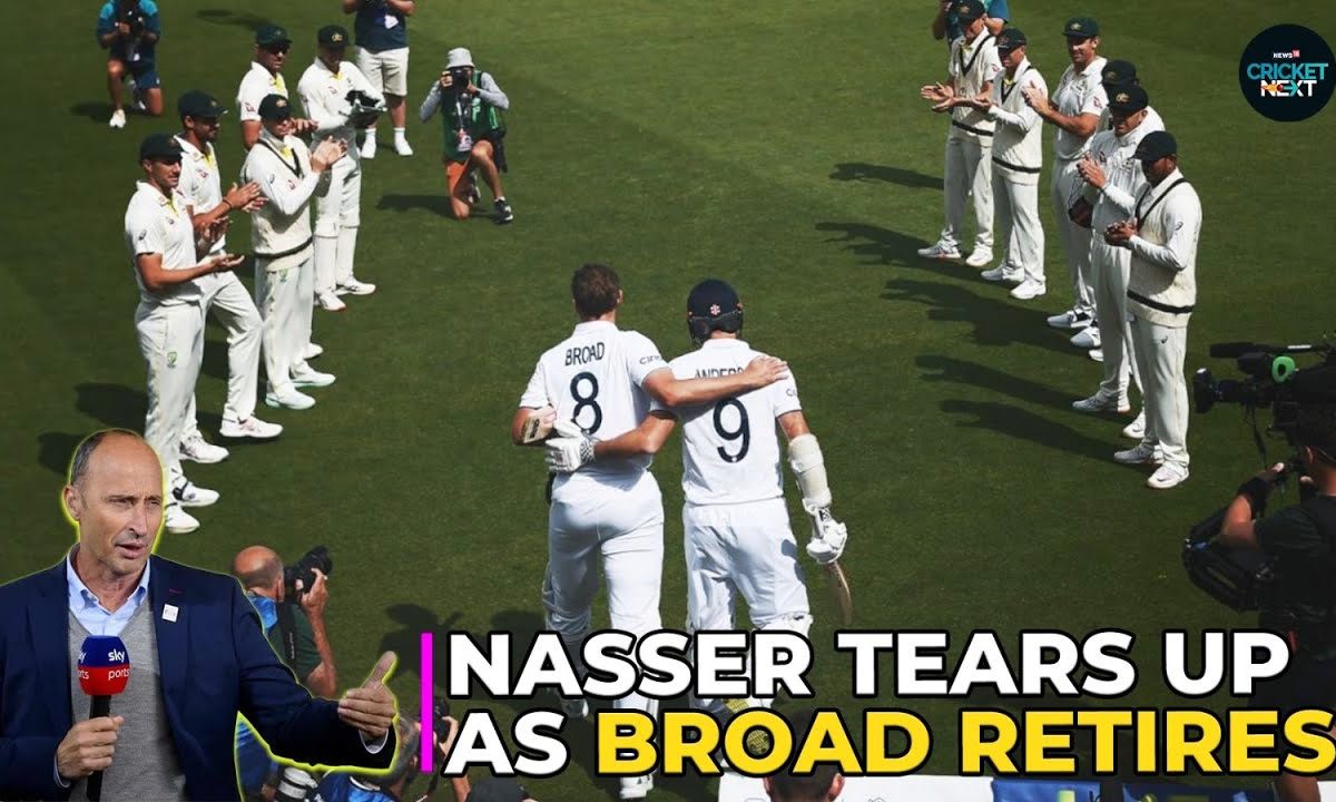 Nasser Hussain Gets Emotional On Air As Stuart Broad Walks Out To Play Nasser Hussain Gets Emotional On Air As Stuart Broad Walks Out To Play