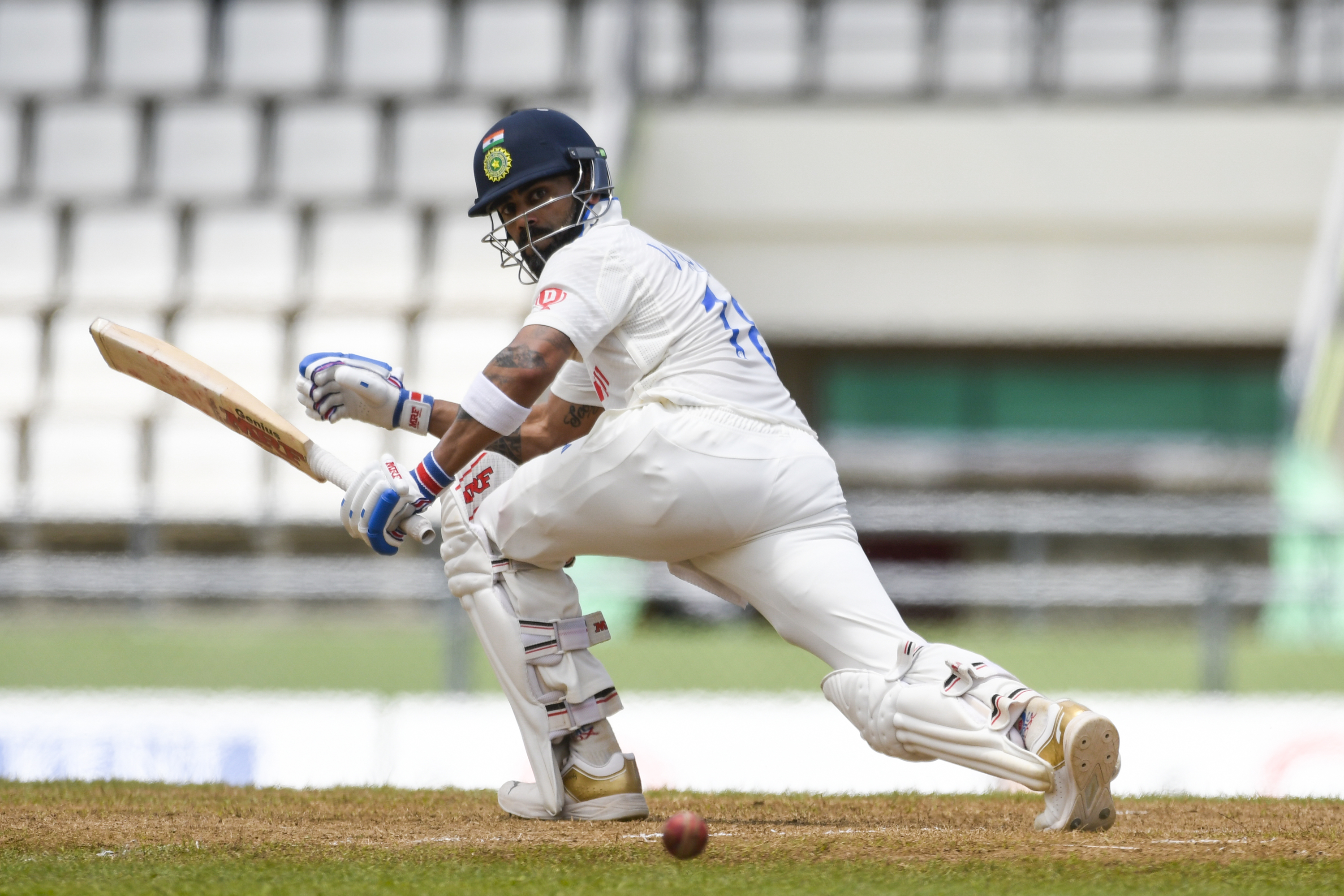 India declared their first innings at 421 for five midway into the afternoon session. (AFP Image) India declared their first innings at 421 for five midway into the afternoon session