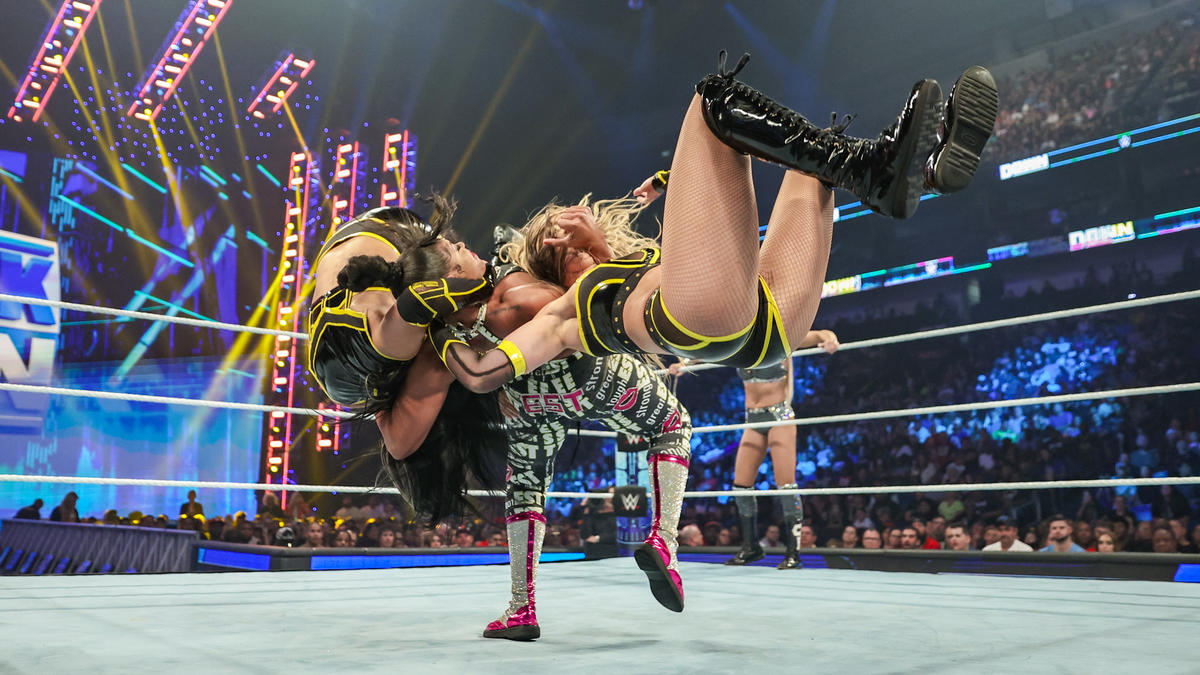 Bianca Belair and Charlotte Flair defeated Chelsea Green and Sonya Deville ahead of the Triple Threat Match against Asuka for the WWE Women's Championship.