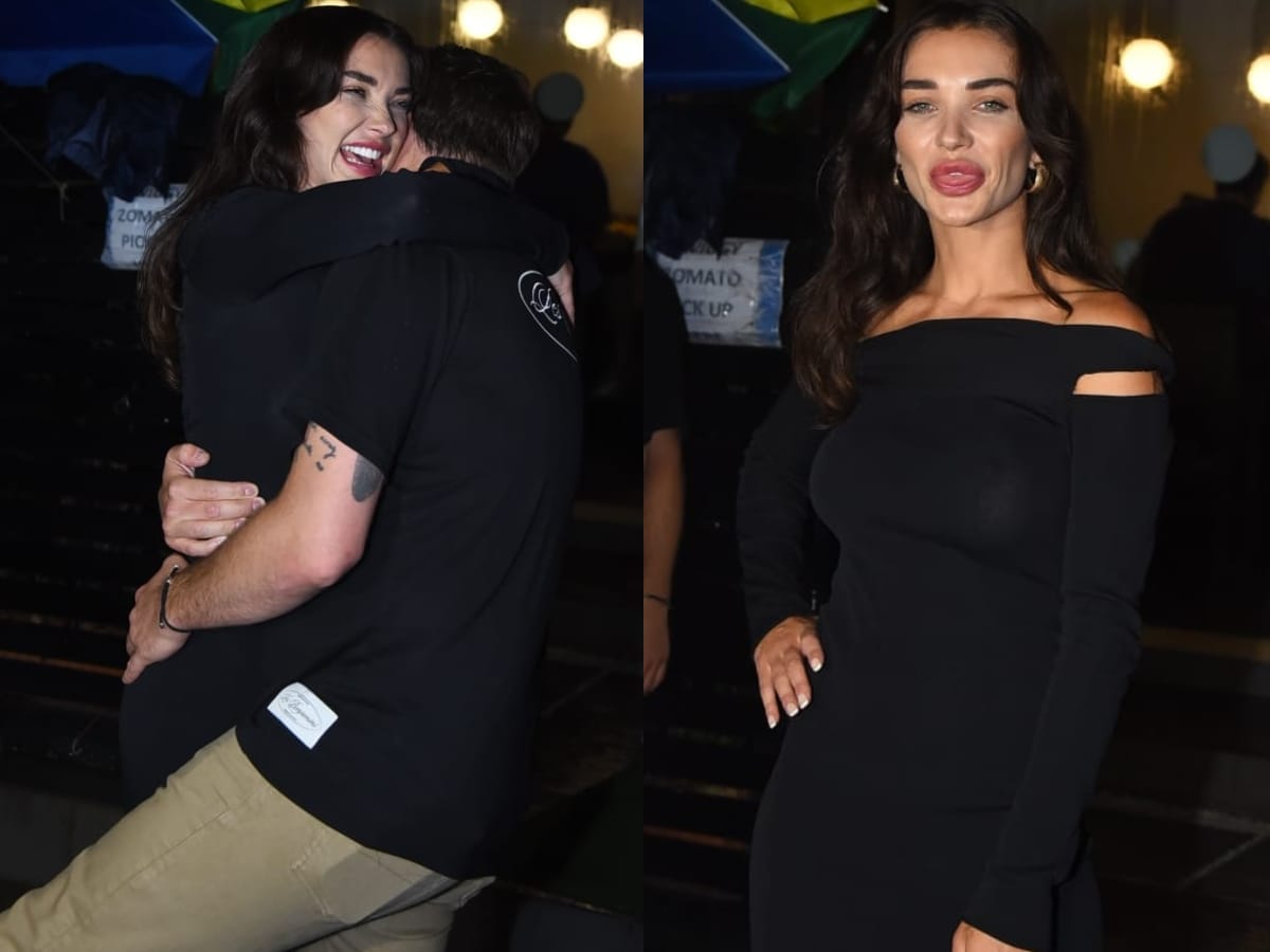 1200px x 900px - Amy Jackson Goes Bold In See-Through Outfit, Gets Cosy With BF Ed Westwick,  Video Goes Viral - News18