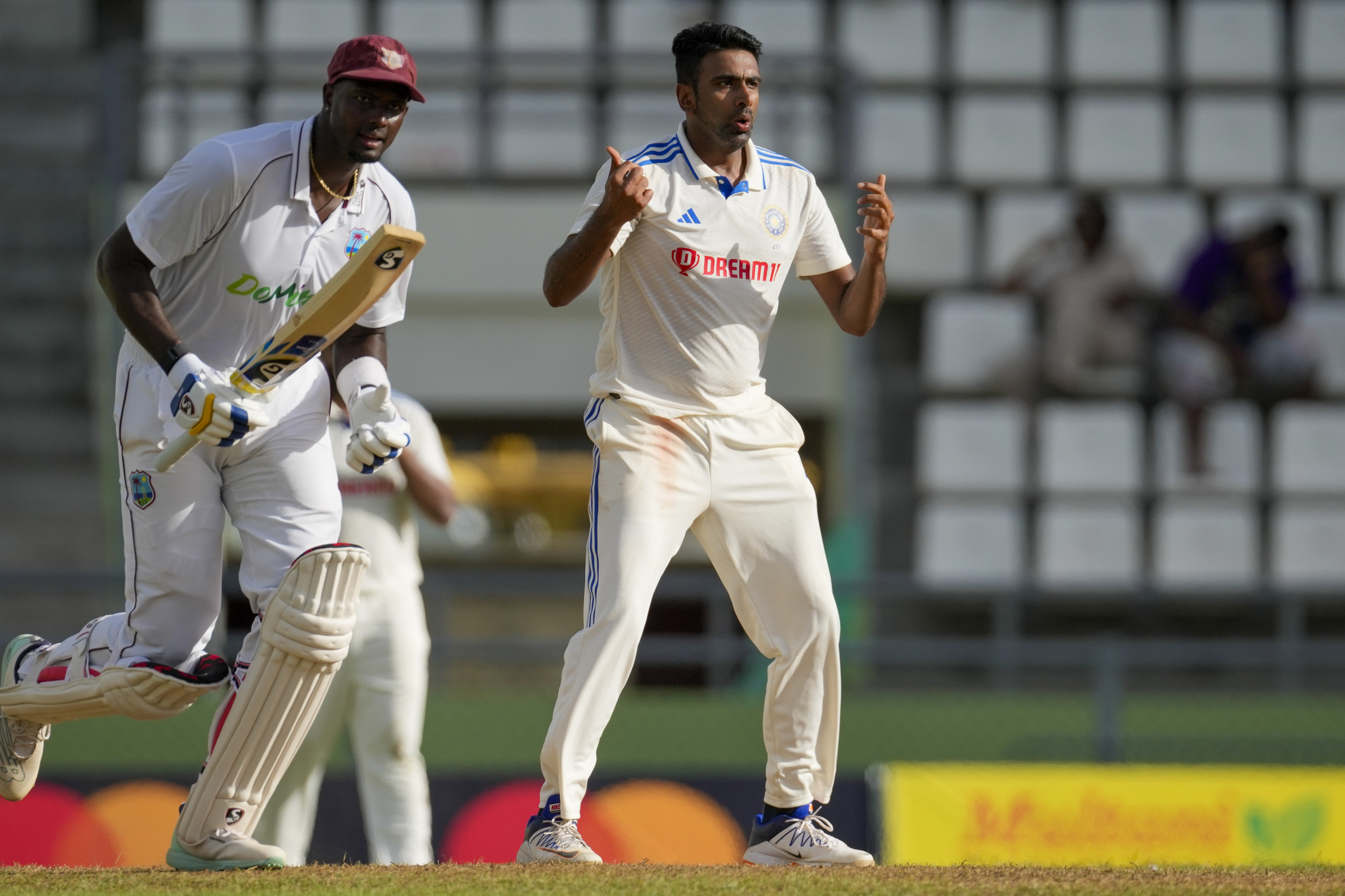 R Ashwin followed his 33rd five-wicket haul in the first innings with envious figures of seven for 71 in 21.3 overs, his best in an overseas Test. (AP Image) R Ashwin followed his 33rd five-wicket haul in the first innings with envious figures of seven for 71 in 21.3 overs, his best in an overseas Test.