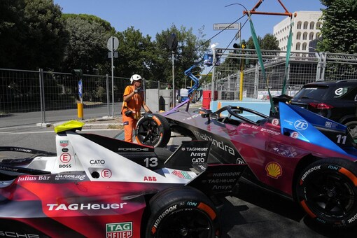 Rome E-Prix. (Credit: AP)
