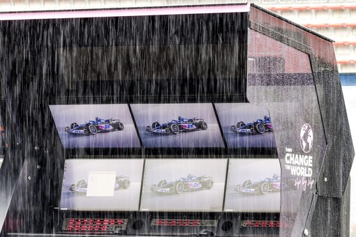 Persistent rains in Spa, Belgium. (Credit: AP)