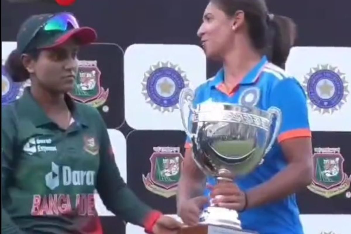 Harmanpreet Could've Shown Better Manners': BAN Captain Sultana Opens Up After Walking Away from Podium - News18