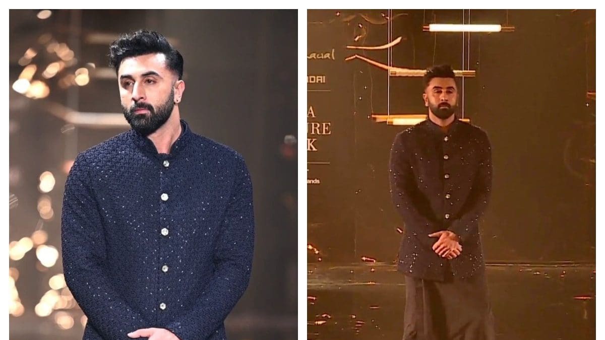 India Couture Week 2023: Ranbir Kapoor Looks Dashing as he Walks for ...