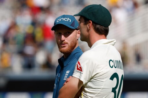 England captain Ben Stokes and Australia captain Pat Cummins (AFP Photo)