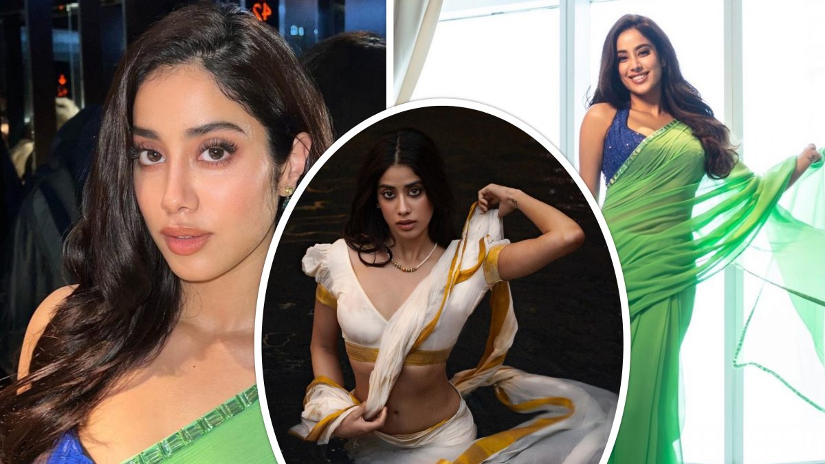 Janhvi Kapoor's Best Saree Moments, Check Out Diva's Hot And Sexy Photos - Vimarsana News