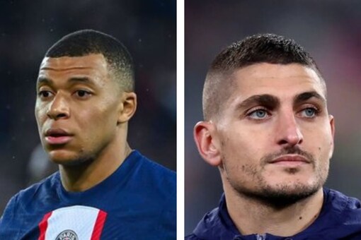 Kylian Mbappe, Marco Verratti.