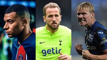 Follow the latest updates on Kylian Mbappe, Harry Kane, Rasmus Hojlund, Ousmane Dembele and more