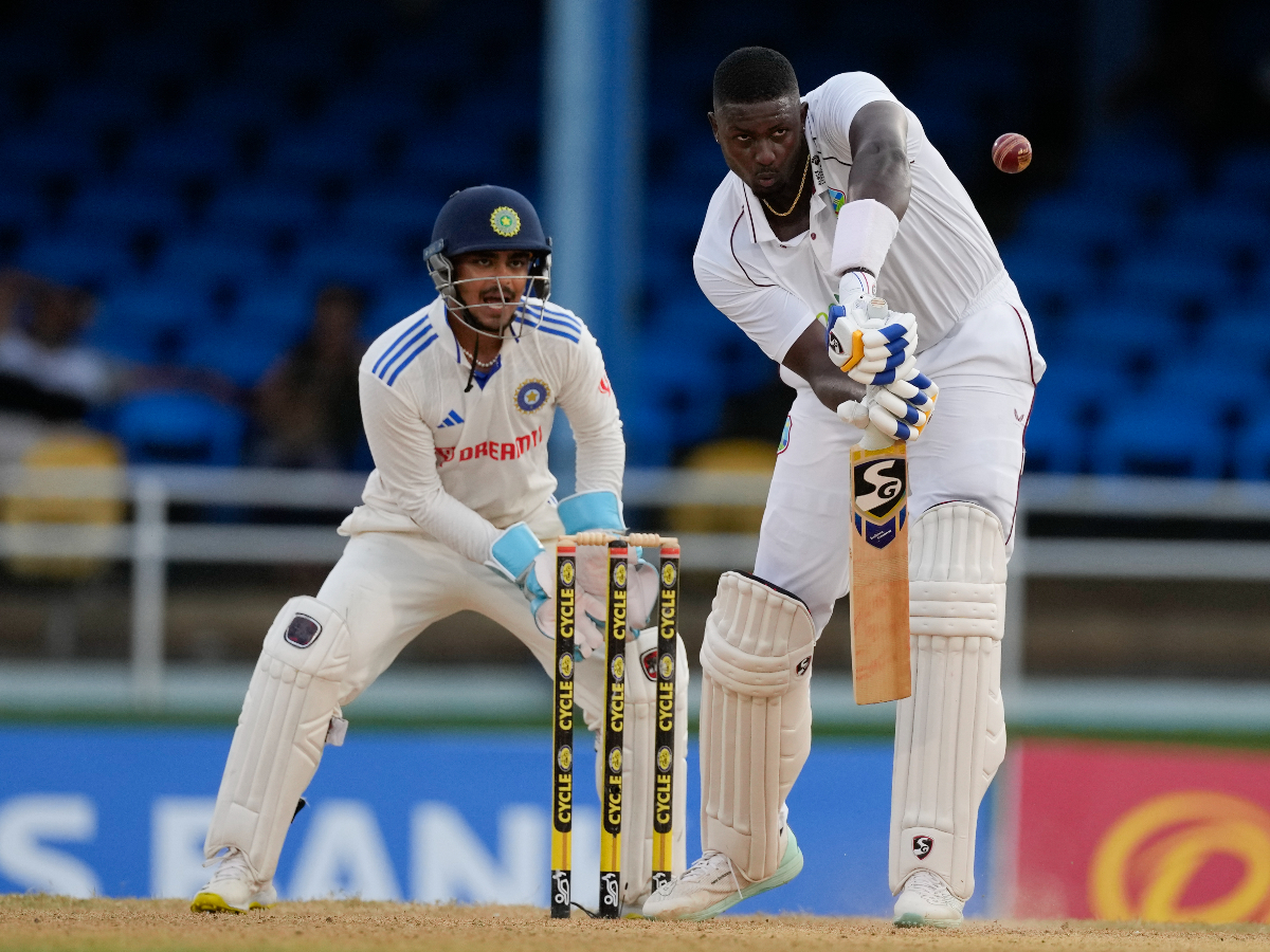 Jason Holder joined Athanaze shortly after the second spell of rain and the duo continued to frustrate the Indian bowlers before poor lighting forced Stumps on Day 3. 