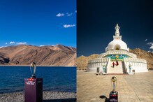 Jay Shah Shares Snaps as ICC Cricket World Cup 2023 Trophy Reaches Picturesque Pangong Lake in Leh