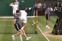Novak Djokovic Rages in Fury, Smashes Racket on Net Post During Wimbledon 2023 Final vs Carlos Alcaraz | WATCH
