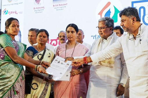 Earlier this month, while presenting the state budget for this fiscal year, Siddaramaiah allocated an amount of Rs 24,166 crore for the Gruha Lakshmi scheme. (PTI)
