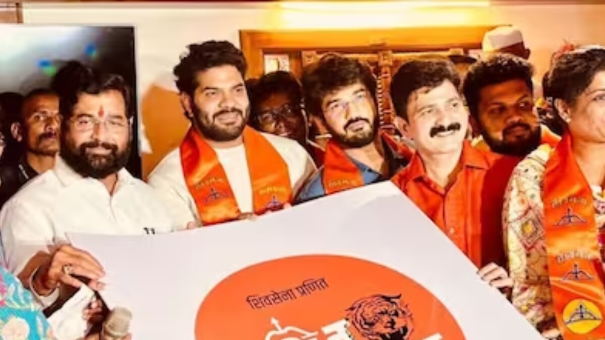 Tujhyat Jeev Rangala Fame Hardeek Joshi Joins Eknath Shinde’s Shiv Sena Party – News18