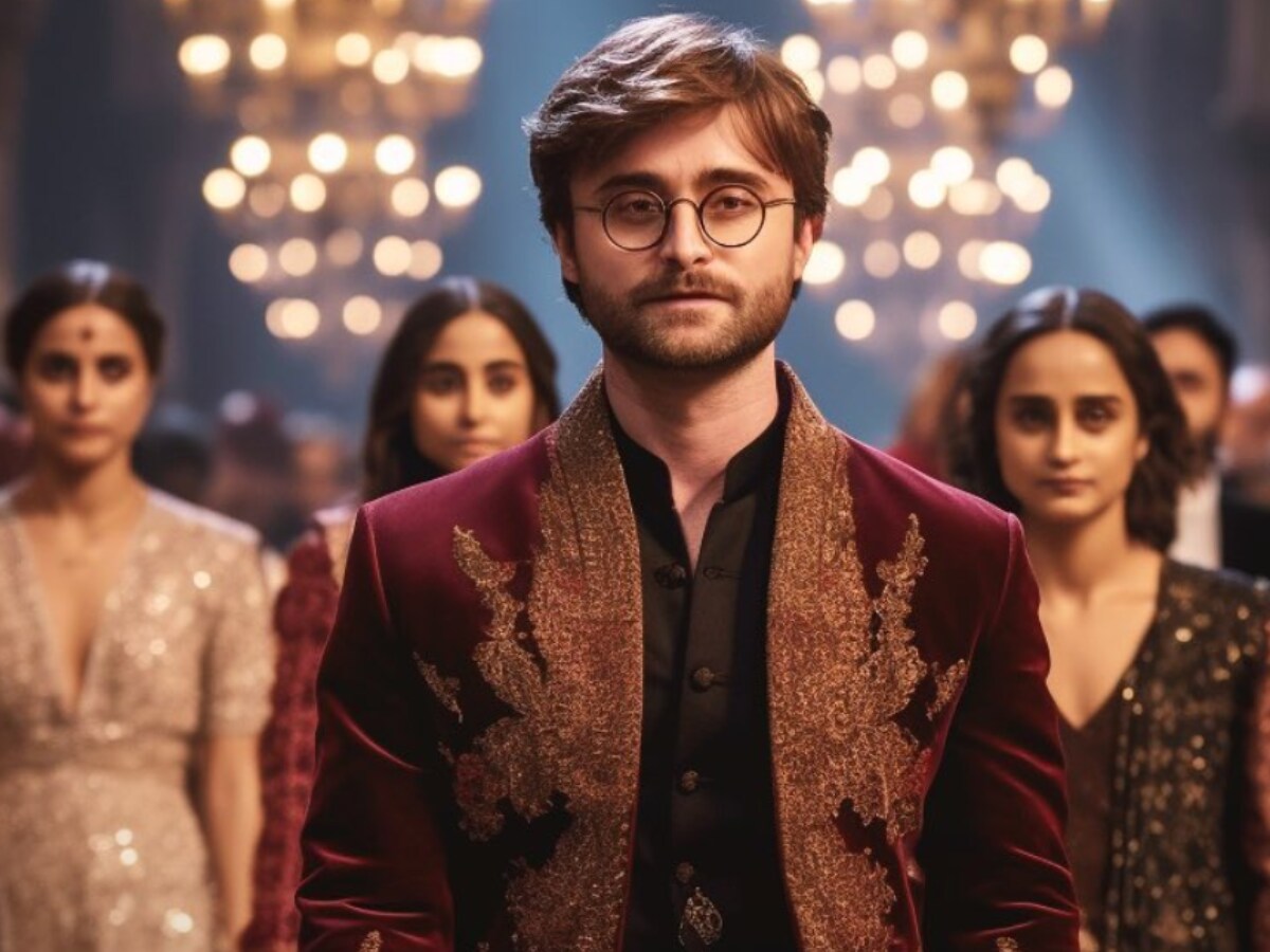 Harry Potter Characters in Indian Attire, Courtesy AI