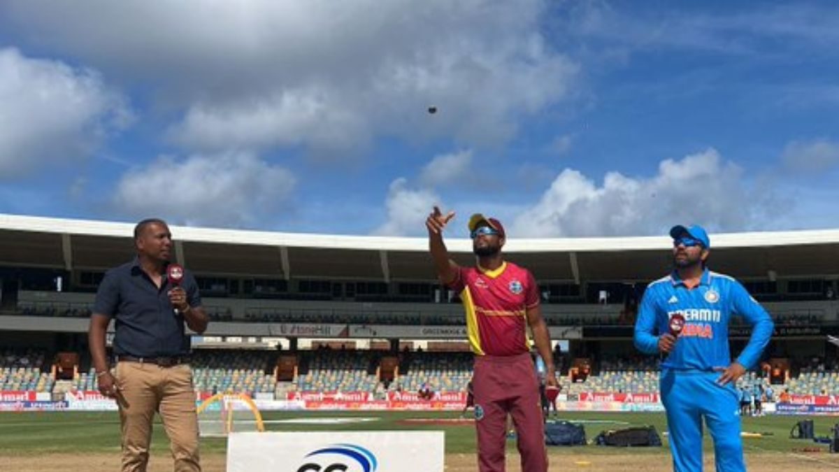 IND vs WI, 1st ODI Toss Report India Opt to Bowl; Mukesh Kumar Makes