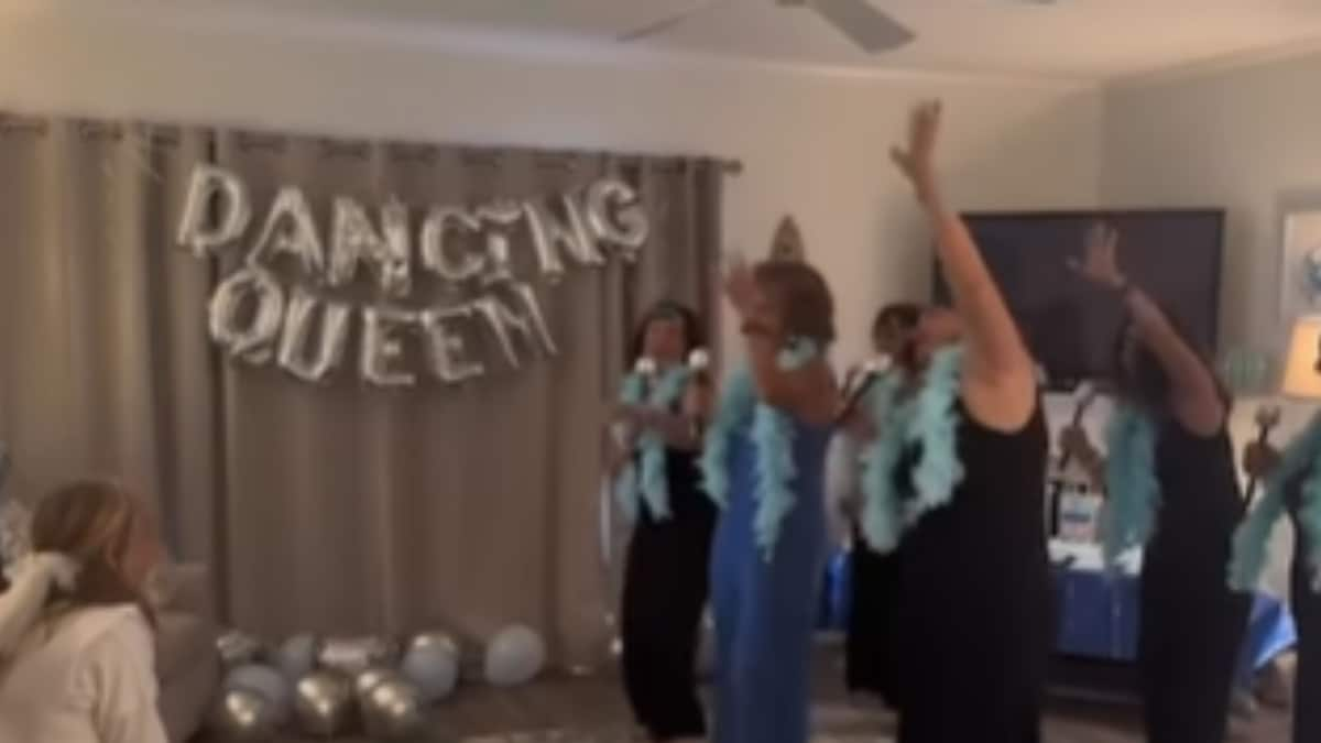 Internet Is Obsessed With This Mom's Dance To ABBA Hit At Daughter's Bachelorette