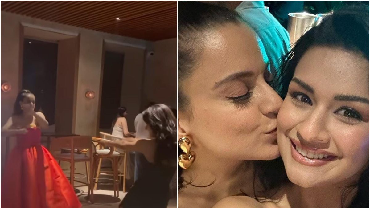 Kangana Ranaut, Avneet Kaur Shake A Leg At Tiku Weds Sheru Success Bash; Watch - Vimarsana News