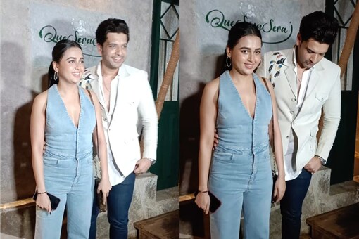 Karan Kundrra and Tejasswi Prakash were recently spotted in town. Photo: Viral Bhayani