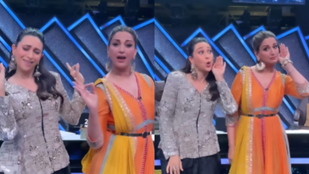 Sonali Bendre, Karisma Kapoor Have a Hum Saath Saath Hain Reunion and Tabu Had the Cutest Reaction - Vimarsana News