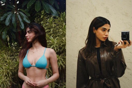 Khushi Kapoor shares a series of photos on her Instagram 