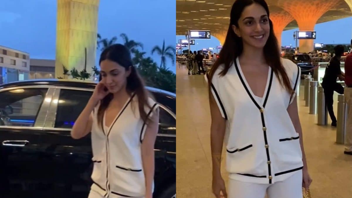 Kiara Advani Amps Up The Airport Look In All White Casual Outfit, Wins Internet With Her Simplicity; Watch – News18