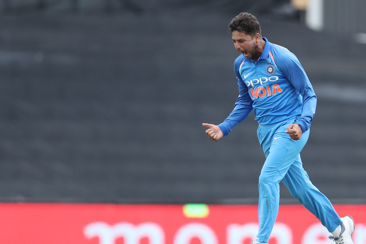 Kuldeep Yadav won player of the match award for his superb bowling. (Credit: Sportzpics)
