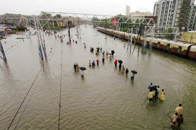 Mumbai, on July 26 in 2005, received more than 900mm of rainfall in a matter of hours. (AFP file photo)