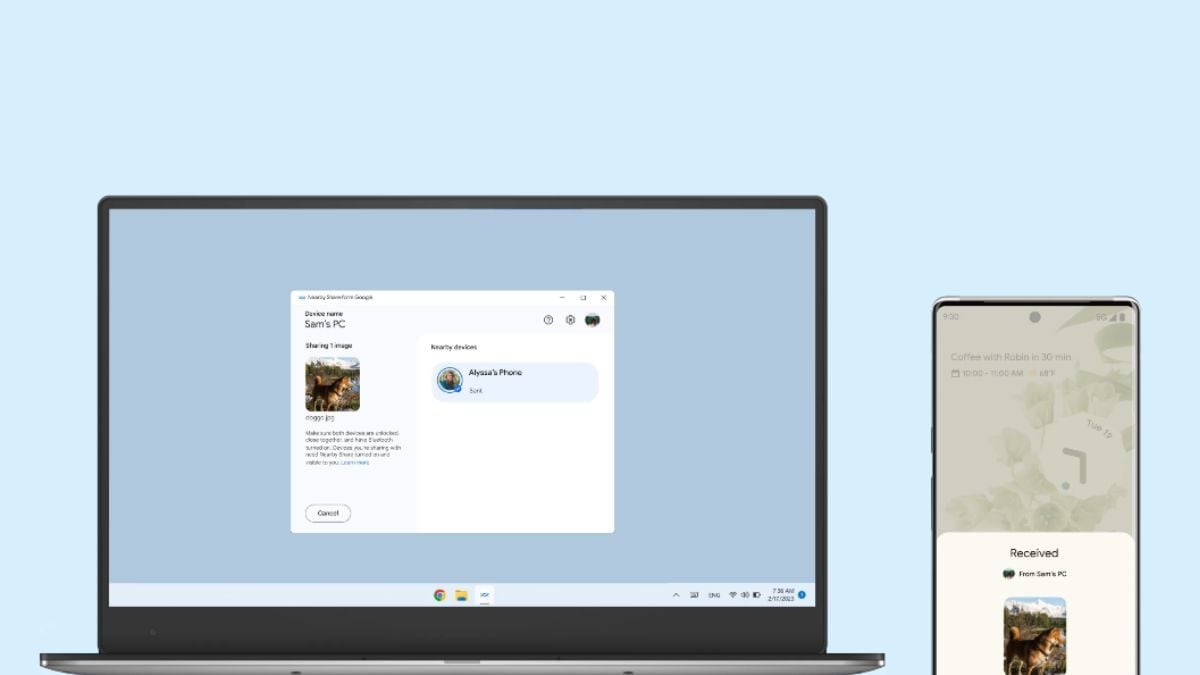 Google’s Nearby Share Feature For PCs Now Available For Everyone: Know More