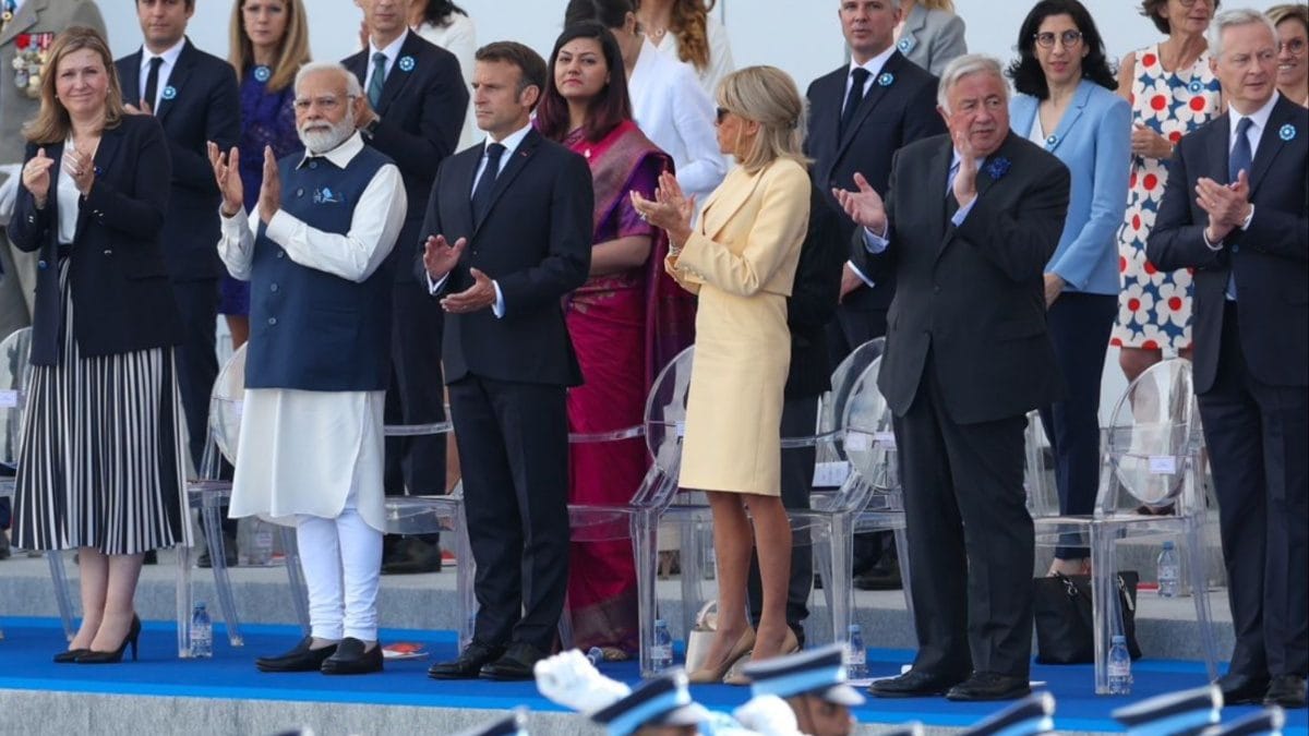 PM Modi, French Prez Macron Attend Bastille Day Parade; Paris Lauds Indian Tri-Services Contingent – News18