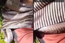 Spine-Chilling Video Shows Large Cobra Slithering Into A Man's Shirt, Watch