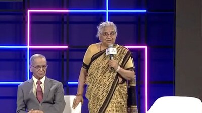How Sudha Murty Reacted Adorably On 'Successful Man' Narayana Murthy ...