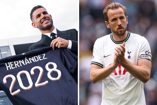 Lucas Hernandez and Harry Kane