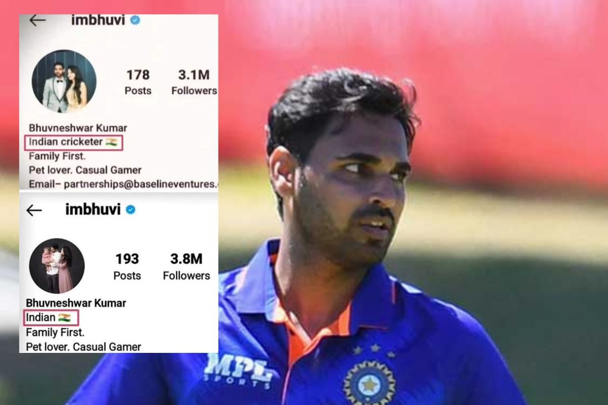 'Silent Goodbye?': Bhuvneshwar Kumar's New Instagram Bio Has Crickets Fans in Shock (Photo Credits: Twitter)