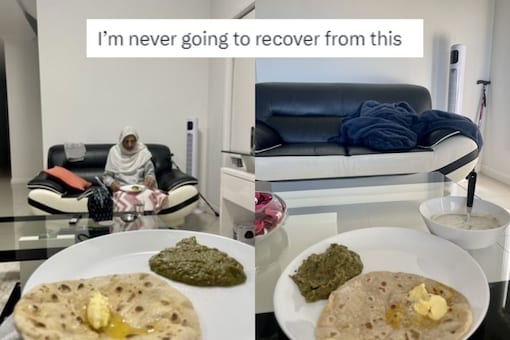 Woman Grieves Mother's Death by Sharing 'Now vs Then' Meal Pics and Internet is Divided (Photo Credits: Twitter/@ammmmmmrit)